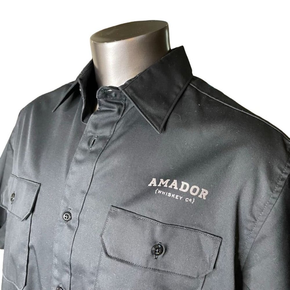 Mens Carhartt Amador Colab Shirt Black Button Down Size XL u New With Tags - Picture 8 of 14